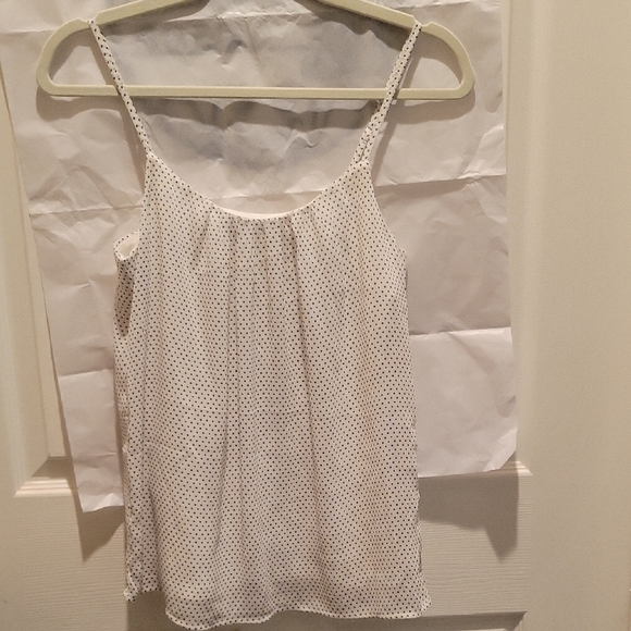 The Limited White and Black Polka Dot Camisole - Picture 1 of 6